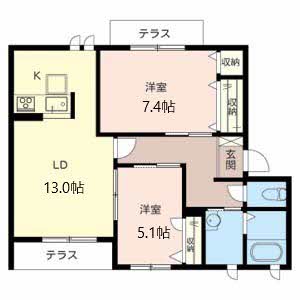 ＶＩＬＬＡＧＩＯ　光 0102号室