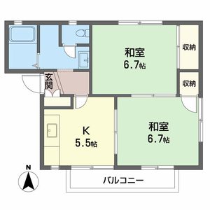 エクセルメゾン仁川 A105号-2