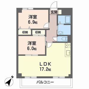 レジデンス笹原 0102号室