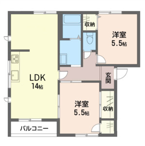 サニーヴィラＡ・Ｂ B201号室