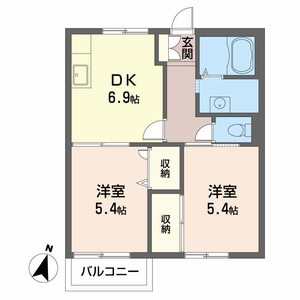 サカセ川ハイツＢ 0203号室
