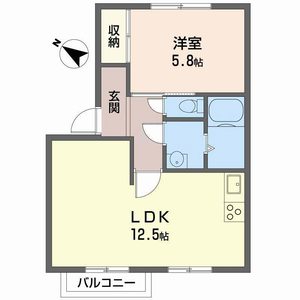 アクシス園田 0201号室