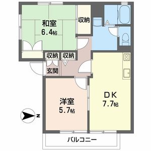 グリーンヒルズ梅ノ木 0201号室