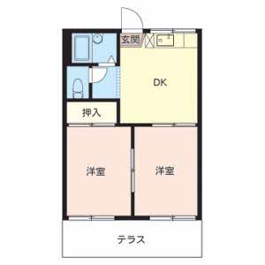 フラット泉尾 A103号室