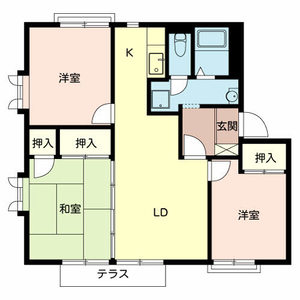 クレールハイツ． 0105号室