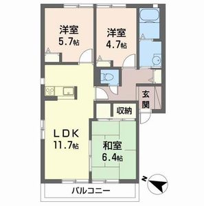 グリーン　ベル 0201号室