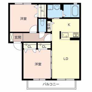 グレース初芝 0202号室