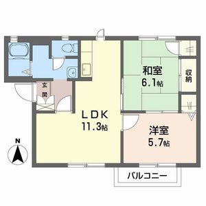 メゾン・ド・ヴェルジェ 0202号室