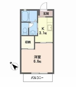 マノワールＡ，Ｂ A206号室