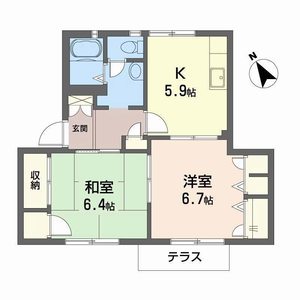 シャーメゾン篠尾 0102号室