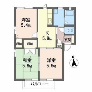 志おみコーポC 0201号-2