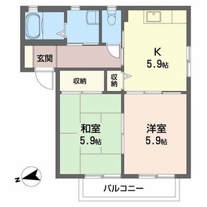 メゾン仁平Ⅱ 0202号室