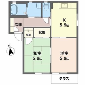 コーラル篠A・B・C B102号-12