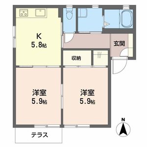 サンハイム青野 0101号室