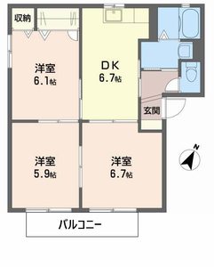 ハル・フォーレⅠ・Ⅱ 2201号室