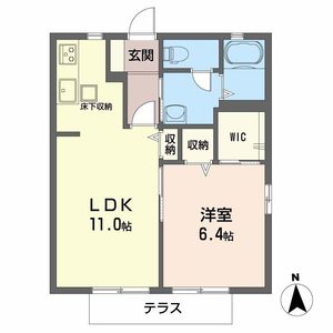 ラフォーレ柏原 A103号室