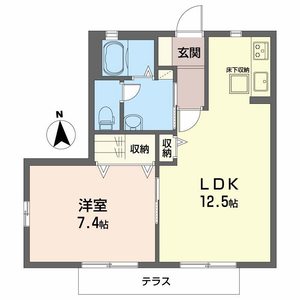 ラフォーレ柏原 B101号室