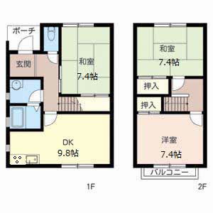 六甲桜ハイツＢ B101号室