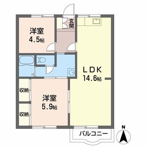 エリオ鹿の子台Ｂ B205号室