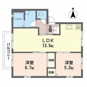 ローザパレスＢ B205号室
