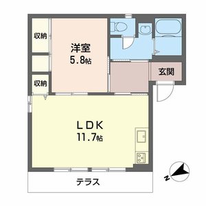 グリーンライフ藤原台Ａ A101号室