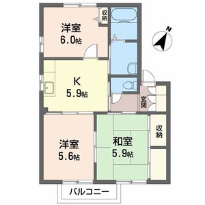 山の手ハイツ３番館 0106号-2