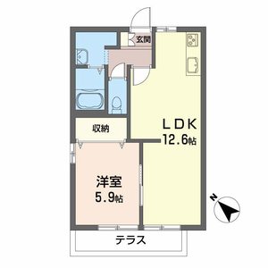 セジュール中田・Ⅰ 0101号-16