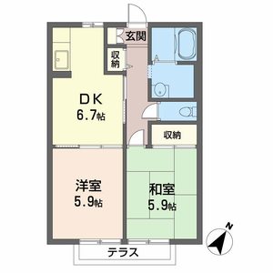 ファミリエ磯馴Ａ A103号室