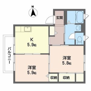 ディアス離宮山手Ｃ C210号室