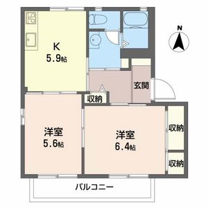 ディアス離宮山手Ａ A106号室