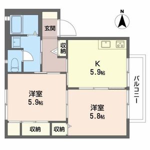 ディアス離宮山手B B202号-14
