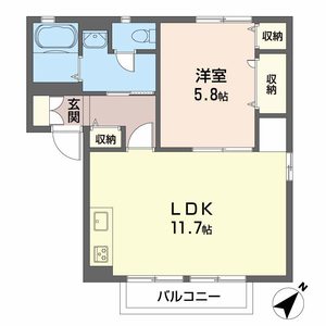 ハイツＩＴＳＵＫＡ　Ｃ棟 C201号室