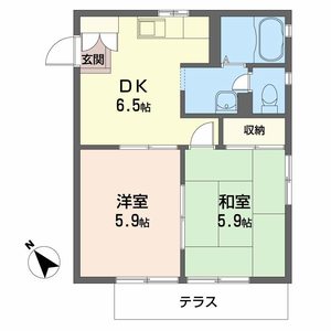 グラスグリーン B105号室