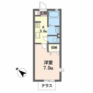 オーピェースＢ B105号室