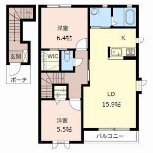 オリゼー芦屋西Ｄ D201号室
