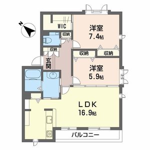 ノエ　シャテル岩園Ｂ B201号室