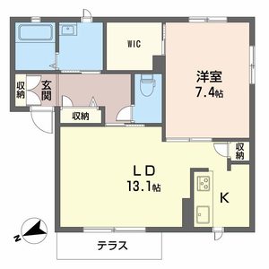 シャーメゾン谷上南Ｂ B102号室