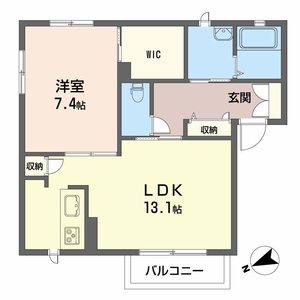 シャーメゾン谷上南Ｂ B201号室