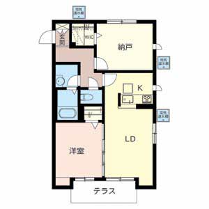 シャーメゾン陽明Ｅ棟 E101号-2