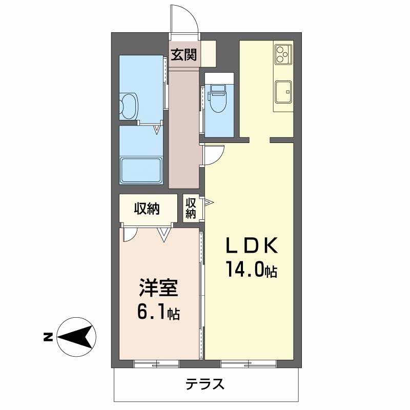 ＫＵＺＵＨＡ　Ｐａｒｋｓｉｄｅ　Ａｐａｒｔｍｅｎｔ0105-2