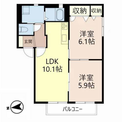 ＭＯＭＭＹ　ＢＥＬＬ　Ａ棟、Ｂ棟 B102号-14