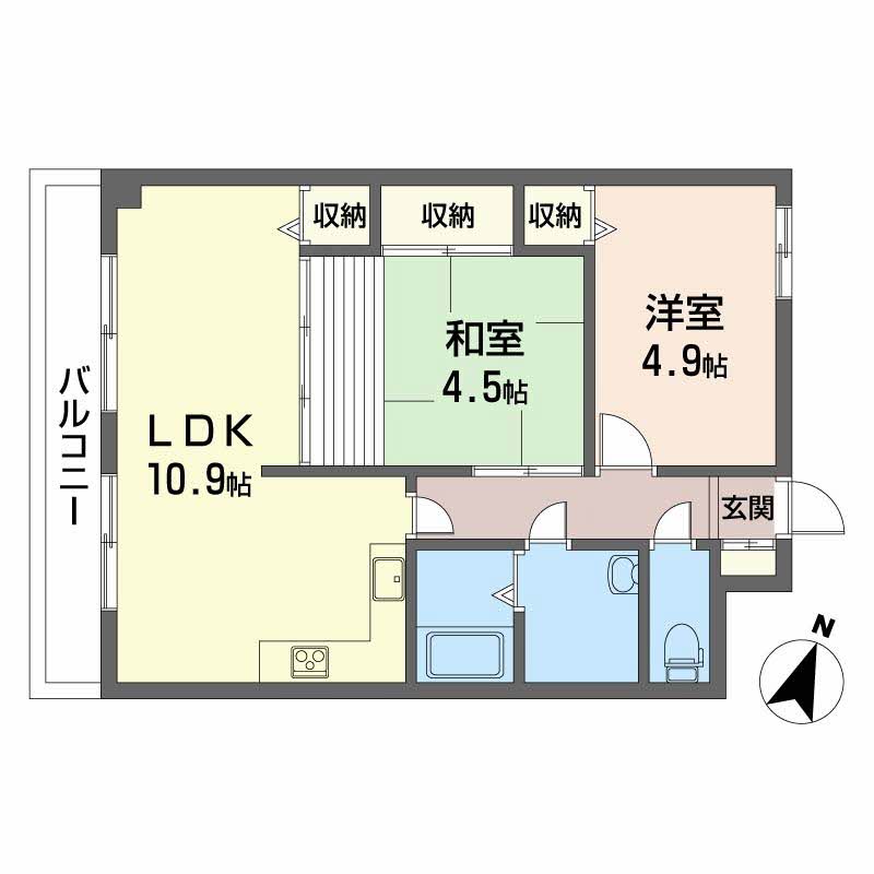 アムール逆瀬川 0302号-2