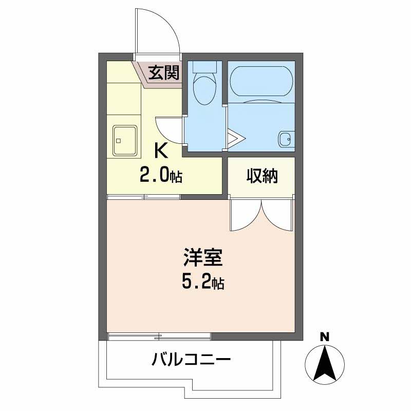 ハイツ舞Ⅱ A202号-2
