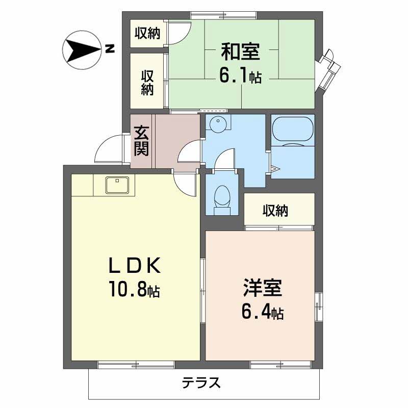 Ｖｅｒｄｅ　Ｐａｌｌａｚｏ箕輪 A101号-16