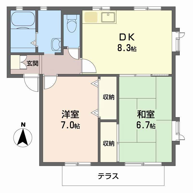 エーディハイツＤD202-2