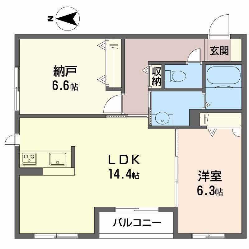 ヌーベル上之島Ａ 0203号-2