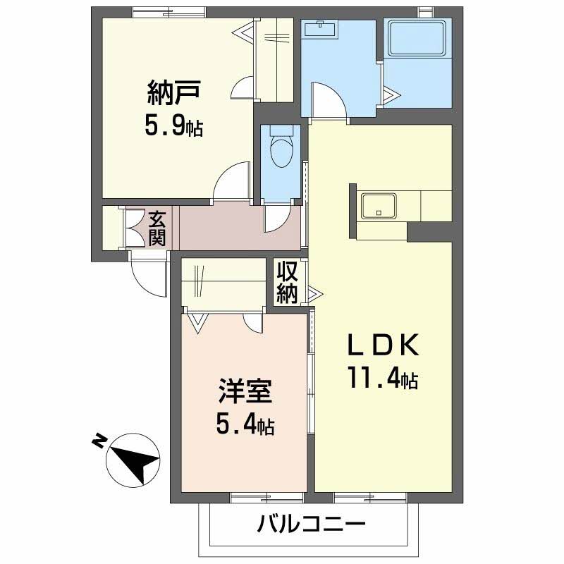 ファミーユ　エムアンドティＢ棟B205-2