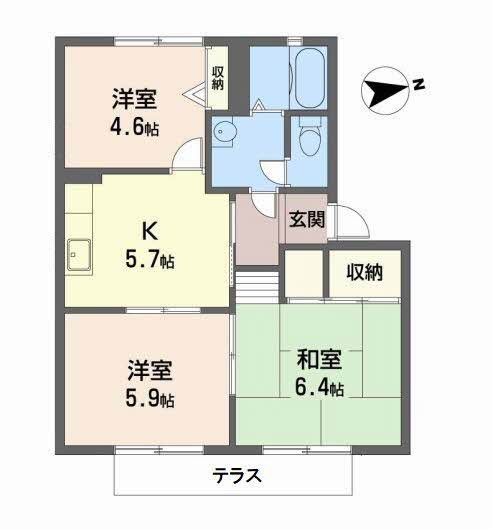 フレグランス阪南Ｅ0102-2