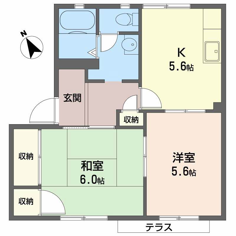 坂の久保ハイツE棟 E103号-16