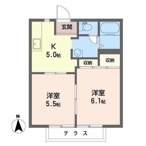 サンモールフラット椿 0101号-2